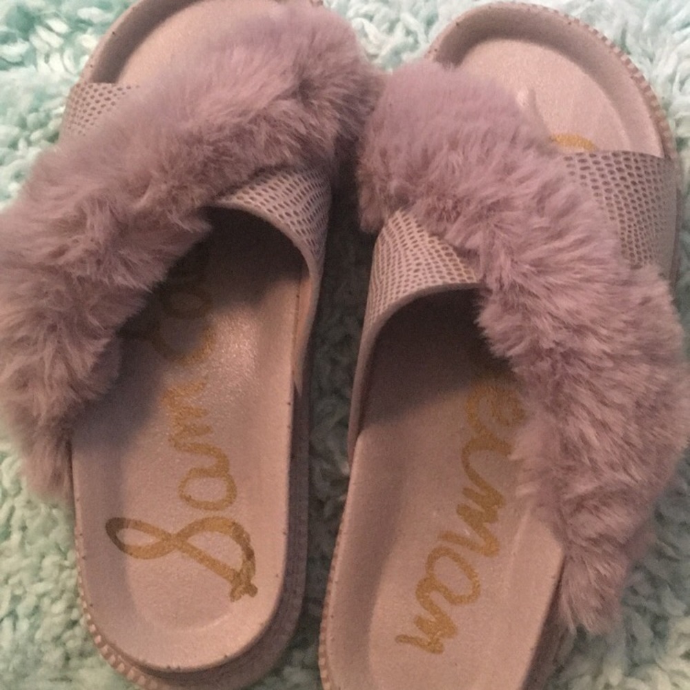 Grey Fluff Slides
